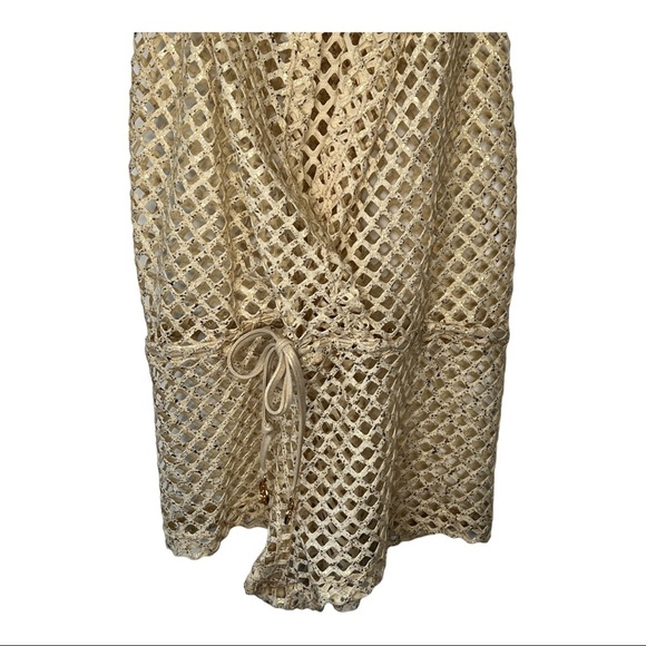 Luli Fama Swimwear Gold Romper Cover-Up - Picture 3 of 6